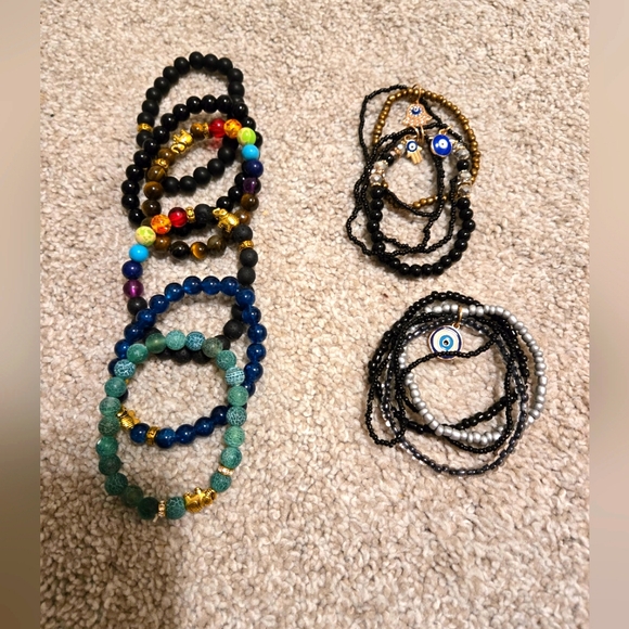 3 sets of multi style bracelets ✨️ 😍 - Picture 2 of 3